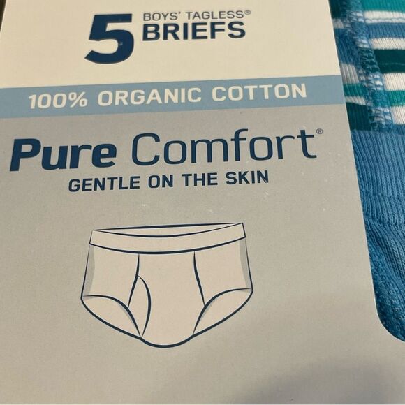 Hanes Ultimate boy 6-Pack Pure Comfort Brief Underwear Set Color: Multi Size L - Picture 2 of 5